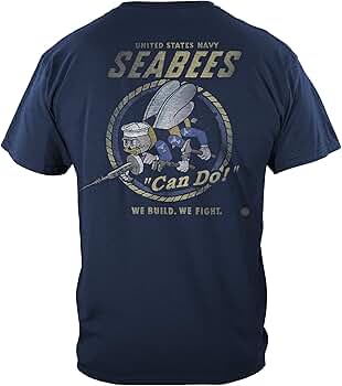 トップス 40s USN N-3 s/s shirts seabees 1wash M WWII USN Seabees T Shirt Reproduction, US Navy - WWII Soldier